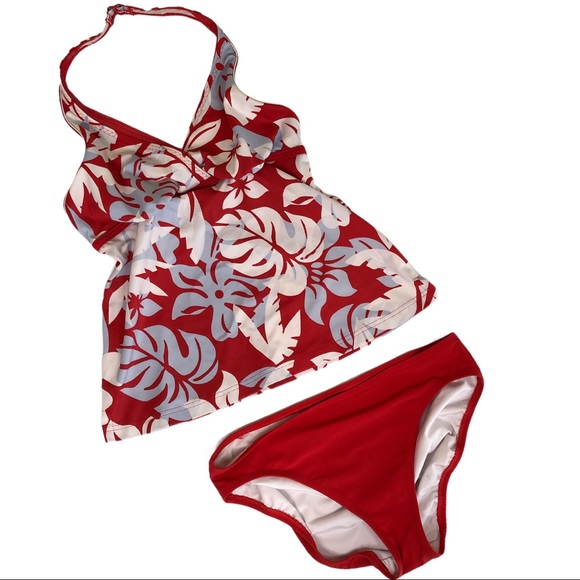 Lands' End Other - Lands’ End Chlorine Resistant Tropical Tankini 4